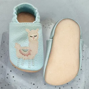Funky Monkey Slippers Lama Mint