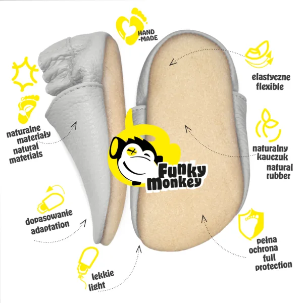 Funky Monkey Slippers Star Ash — zdjęcie 3