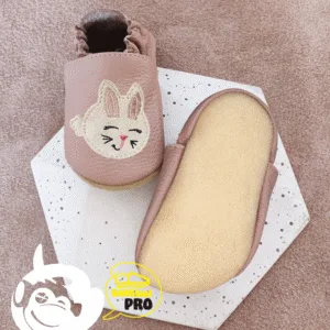 Funky Monkey Slippers Rabbit White