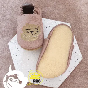 Funky Monkey Slippers Cat Cappucino