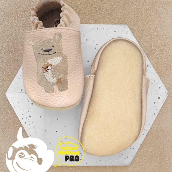 Funky Monkey Slippers Bear Beige — zdjęcie 4