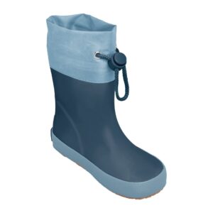Playshoes Kalosze barefoot dziecięce ze ściągaczem - granat