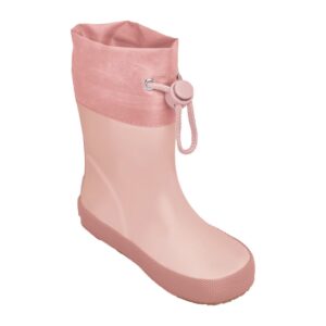 Playshoes Kalosze barefoot dziecięce ze ściągaczem - jasny róż
