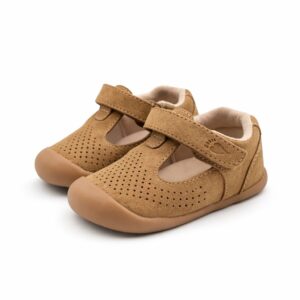 dr.Bareff Buciki Barefoot Dziecięce Dotts Dark Beige 1958B18843-1
