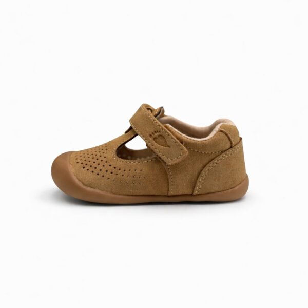 dr.Bareff Buciki Barefoot Dziecięce Dotts Dark Beige 1958B18843-1 — zdjęcie 3