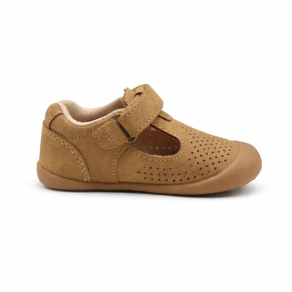 dr.Bareff Buciki Barefoot Dziecięce Dotts Dark Beige 1958B18843-1 — zdjęcie 2